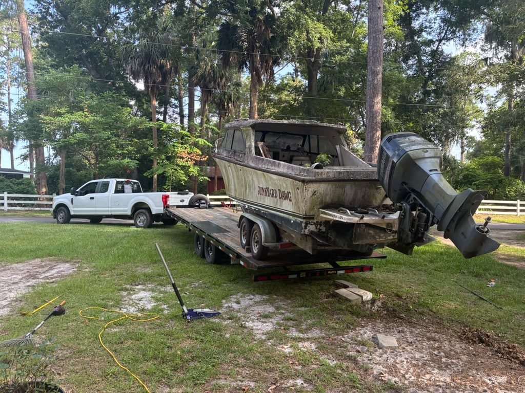A full clean out job in progress